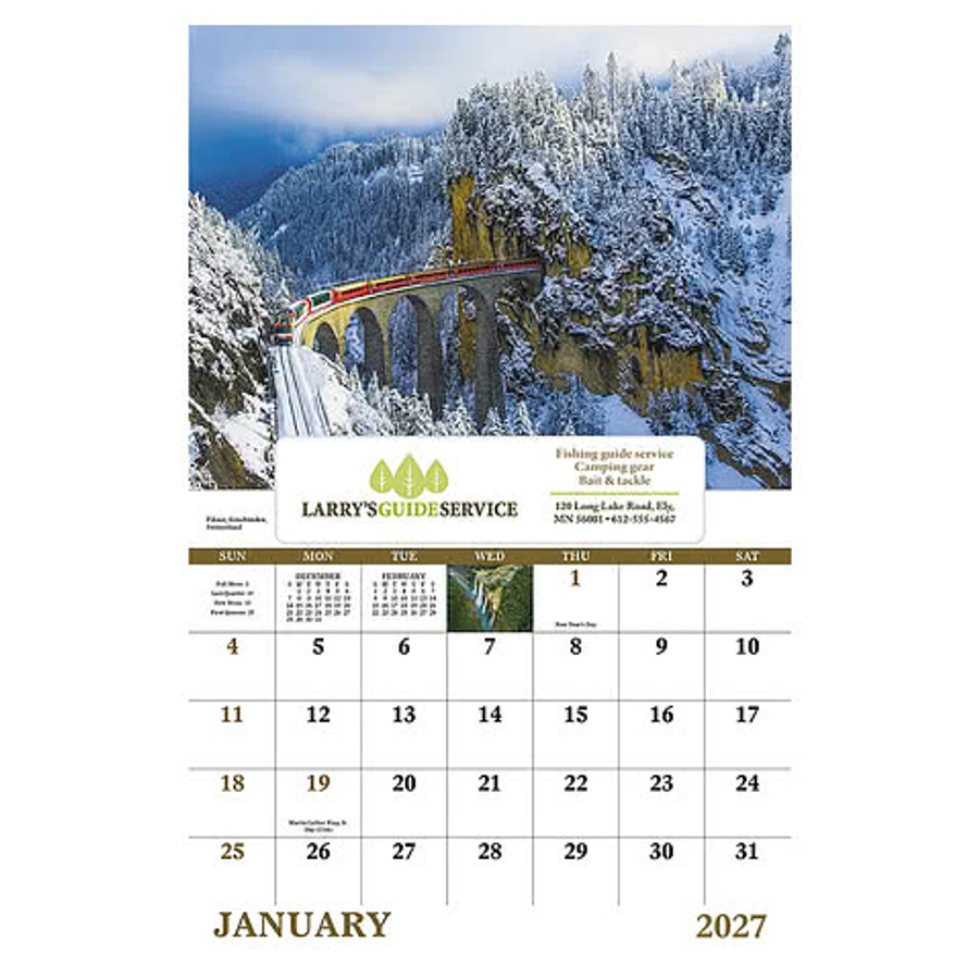 Glorious Getaways Wall Calendar in Glorious Getaways.2026