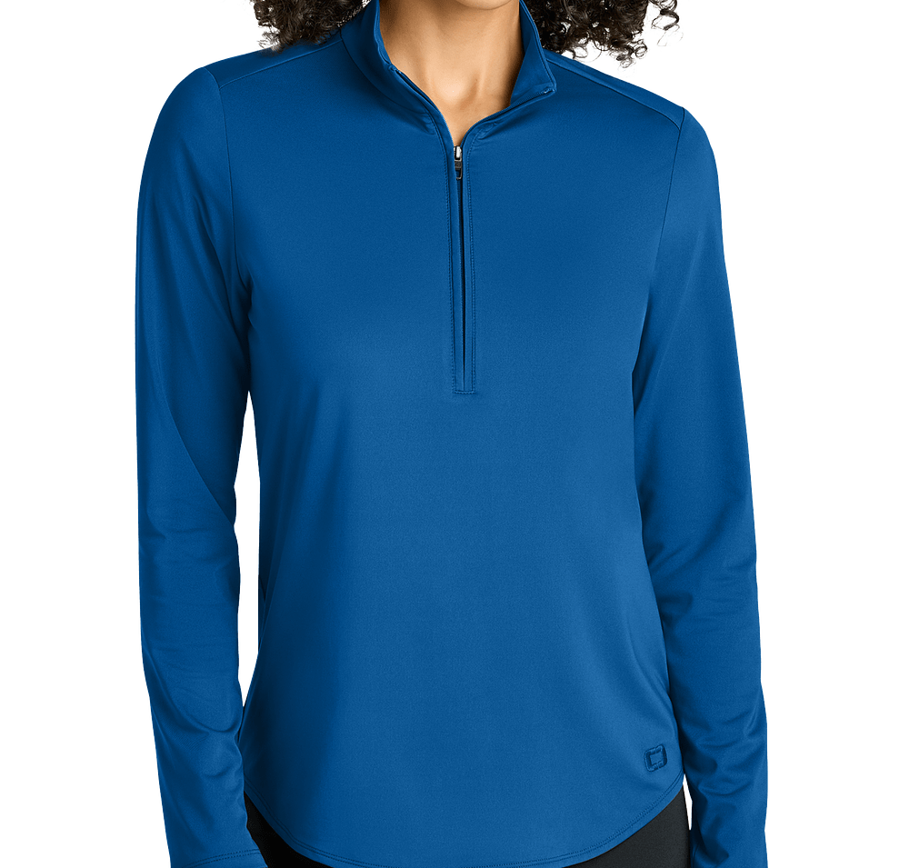 OGIO Women's Regain Recycled UPF 50+ Half Zip Pullover-default