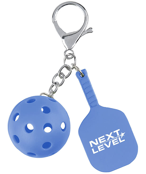 Pickleball & Paddle Keychain
