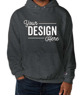Champion Powerblend Pullover Hoodie - Color: Charcoal Heather