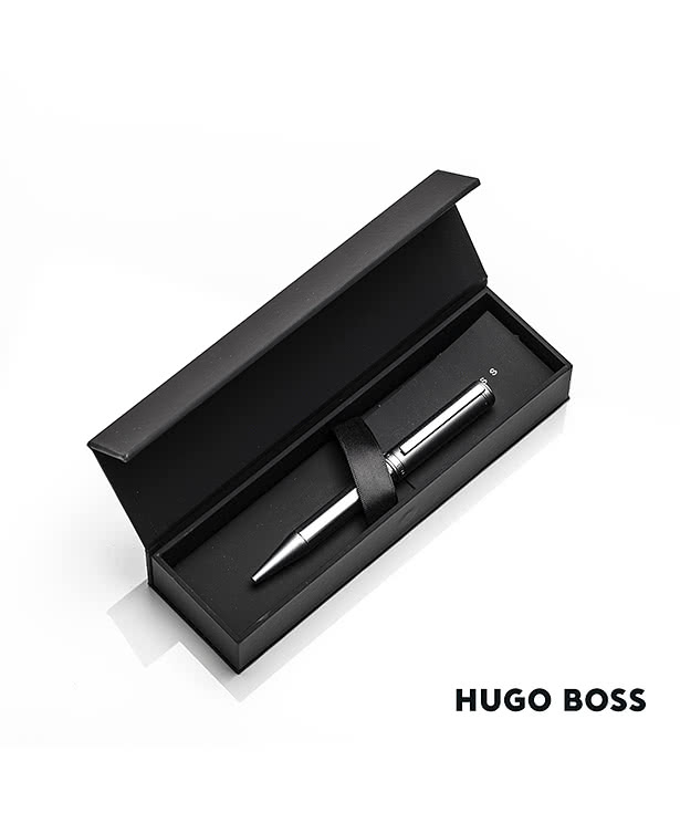 Hugo Boss Laser Engraved Gear Ballpoint Pen (blue ink)