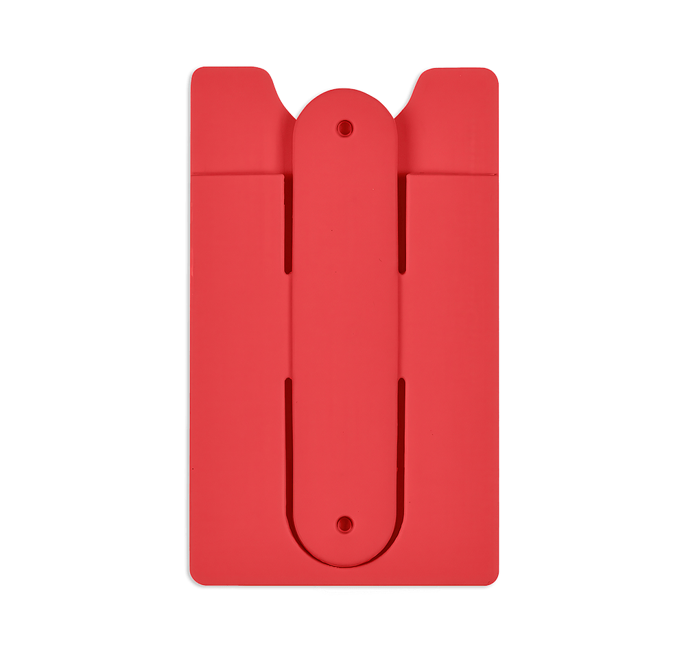 Silicone Phone Wallet with Dual-Orientation Stand-default