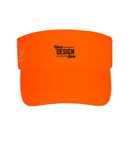 Team 365 Headsweats Performance Running Visor - Color: Sport Safety Orange