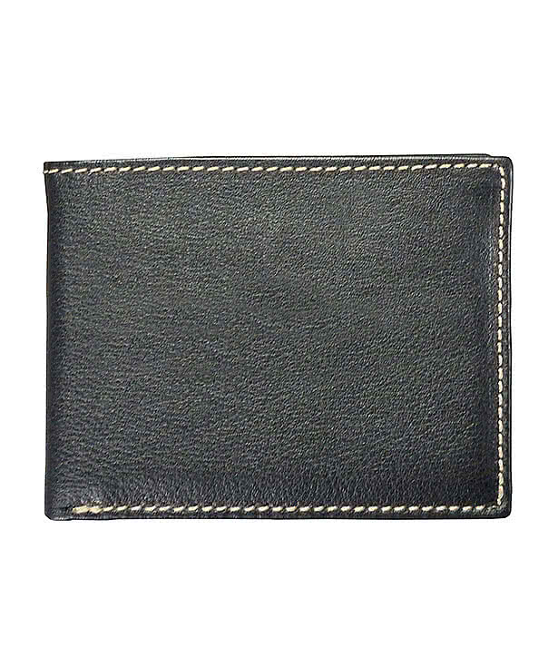 Debossed Andrew Philips Contrast Stitch Billfold Wallet