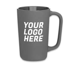 14 oz. Ledge Ceramic Mug - Color: Storm Gray
