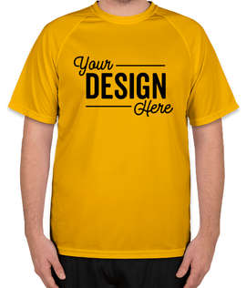 Augusta Attain Short Sleeve Raglan Performance Shirt - Color: Gold