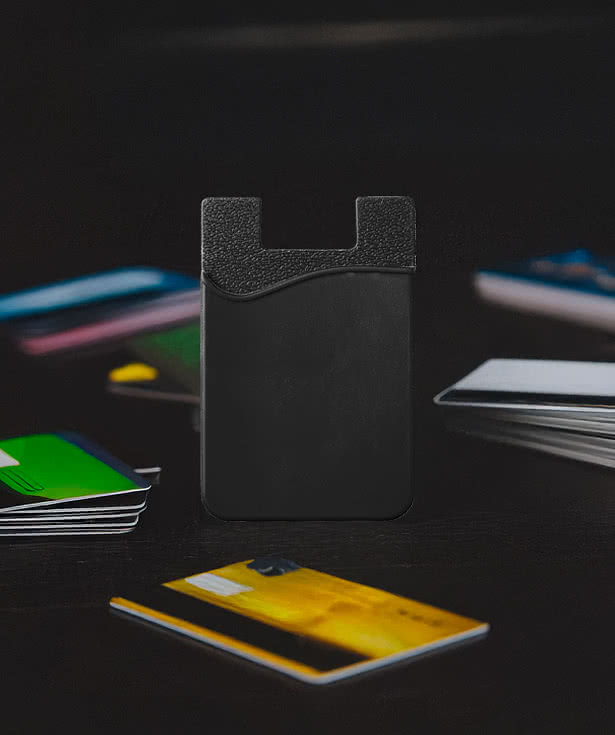 Slim Silicone Phone Card Wallet