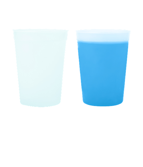 12 oz. Mood Color Changing Stadium Cup in FROST BLUE