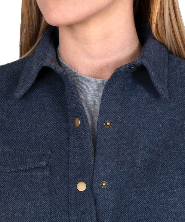 Fossa Apparel Women's Hermitage Pocket Long Sleeve Overshirt