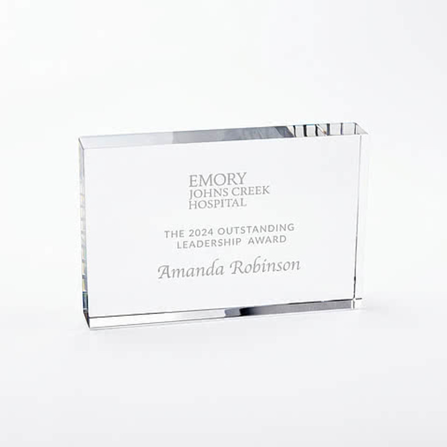 4" x 6" Rectangle in Clear