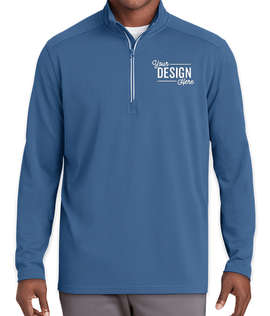 Sport-Tek Sport-Wick Quarter Zip Performance Pullover - Color: Dawn Blue