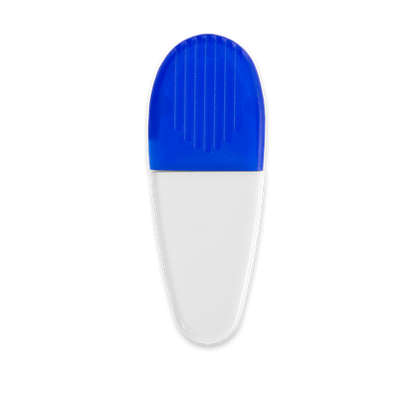 Magnetic Chip Clip with Grip - White / Translucent Blue
