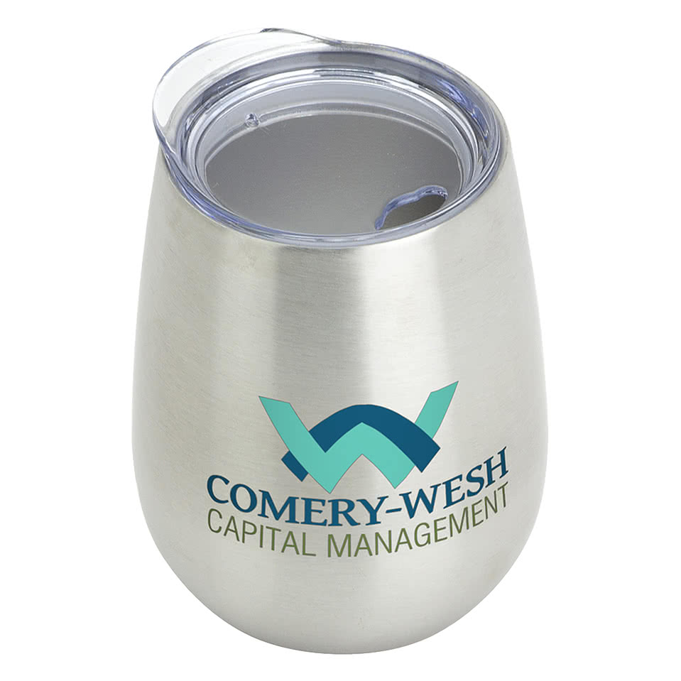 Full Color 10 oz. Cabernet Stainless Steel Insulated Tumbler