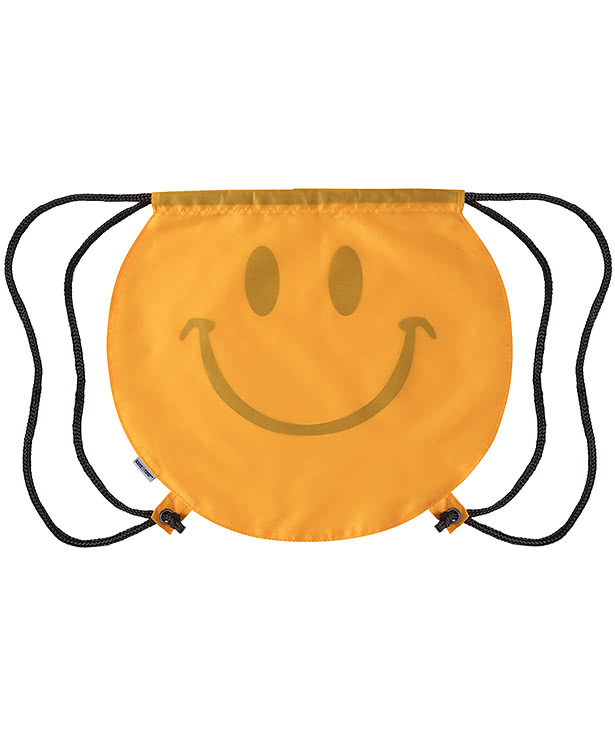 Smiley Face Drawstring Bag
