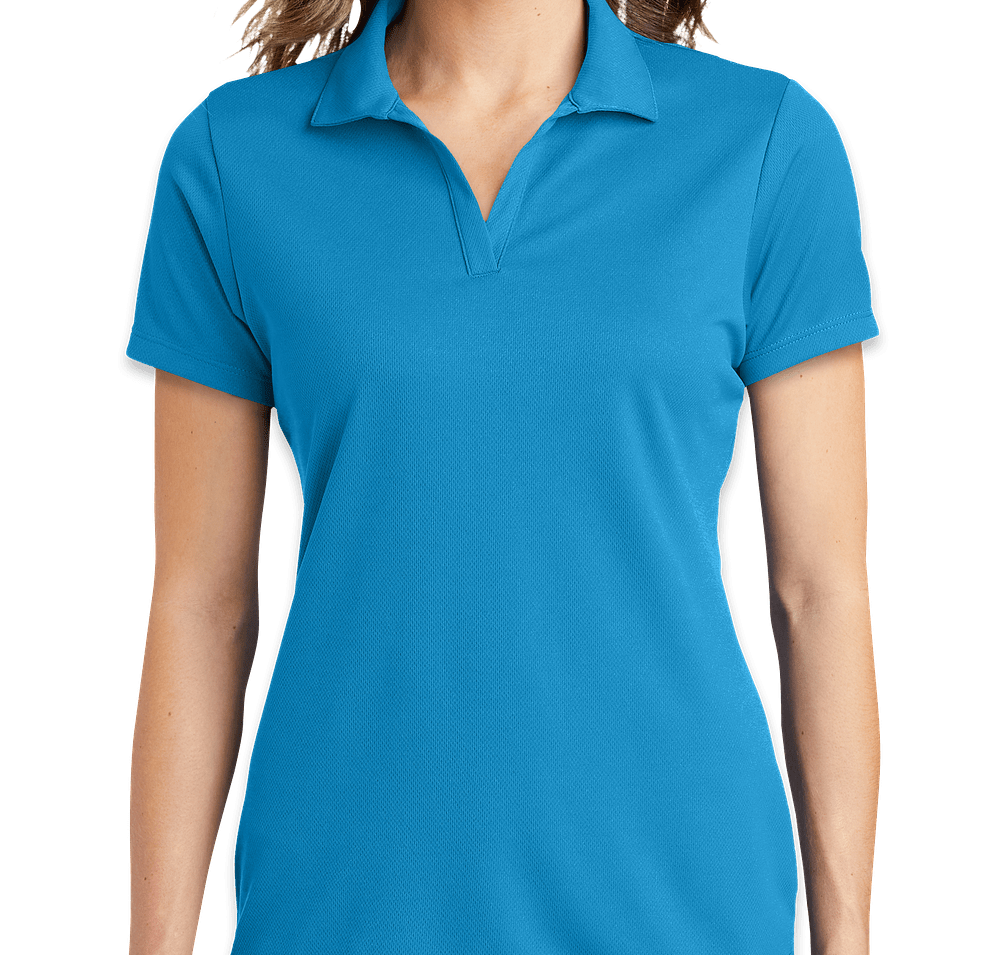 Sport-Tek Women's RacerMesh Performance Polo - Printed-default