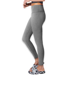 Champion Women's Sport Soft Touch Recycled Performance Leggings - Color: Ebony Heather
