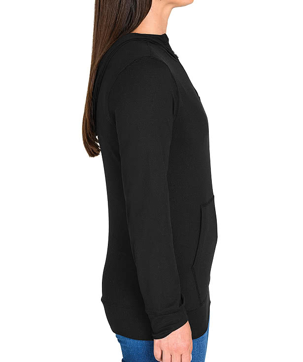 Charles River Women's Pulse Hooded Quarter Zip Performance Shirt