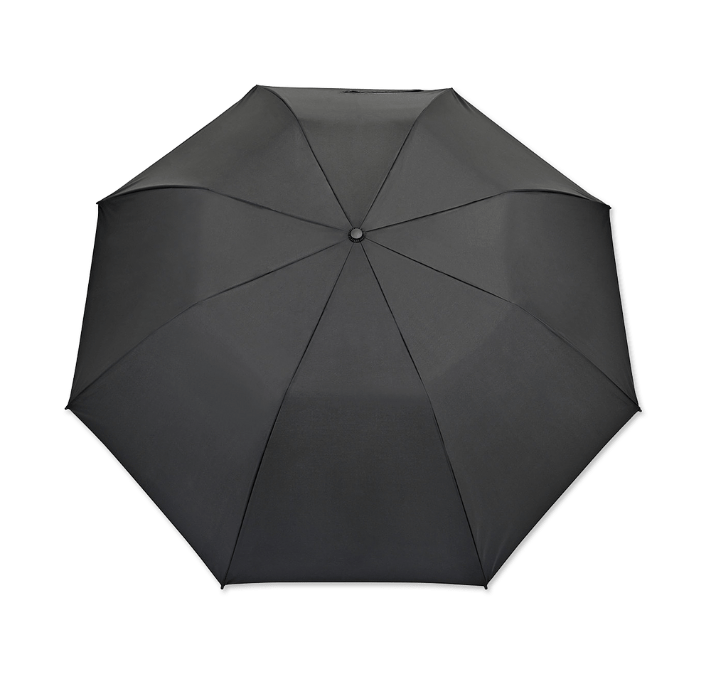 Full Color Elements 58" Arc Recycled Auto Open Travel Umbrella-default