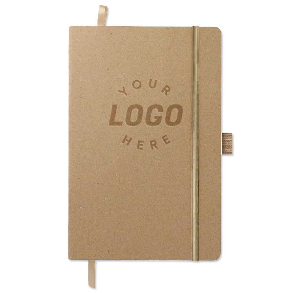 JournalBooks ® Debossed FSC Mix Soft Cover Bound Notebook
