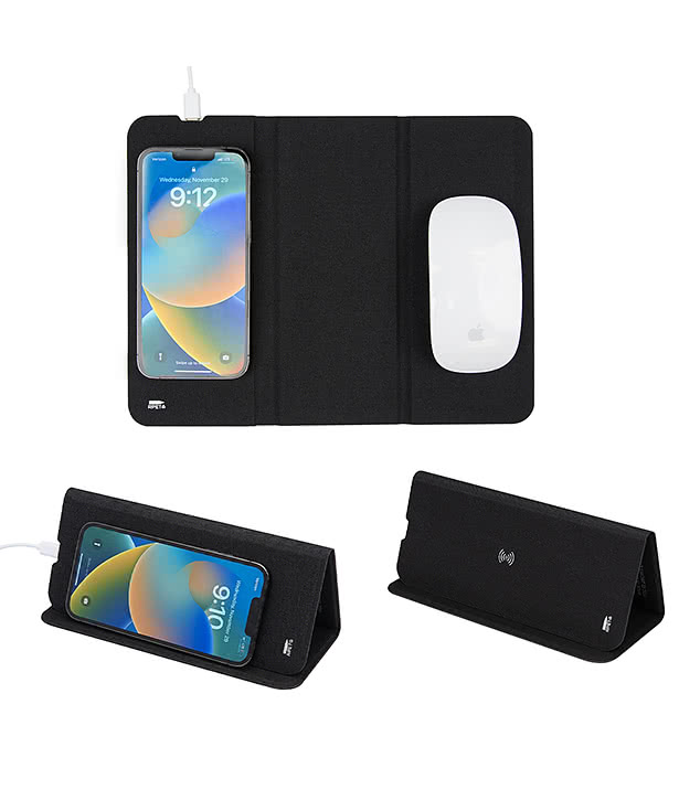 Recycled 10W Wireless Charging Mouse Pad