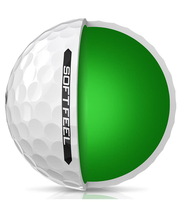 Full Color Srixon Soft Feel Golf Balls (Box of 3)