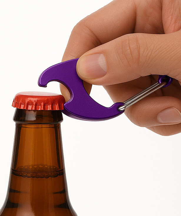 Laser Engraved Everest Carabiner Bottle Opener