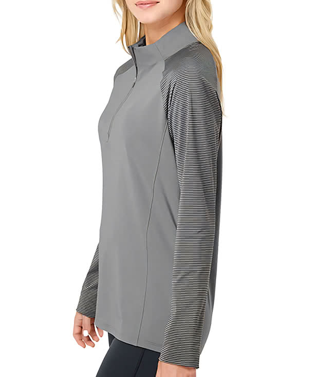 Adidas Women's Ultimate365 Lightweight Raglan Quarter Zip Performance Shirt