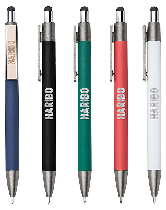Hughes Metal Pen w/Wood Clip