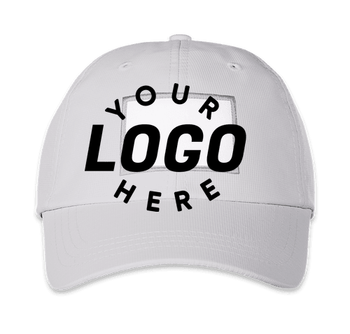 Sample Ahead Jordan Performance Baseball Hat Rectangle Patch Printed White