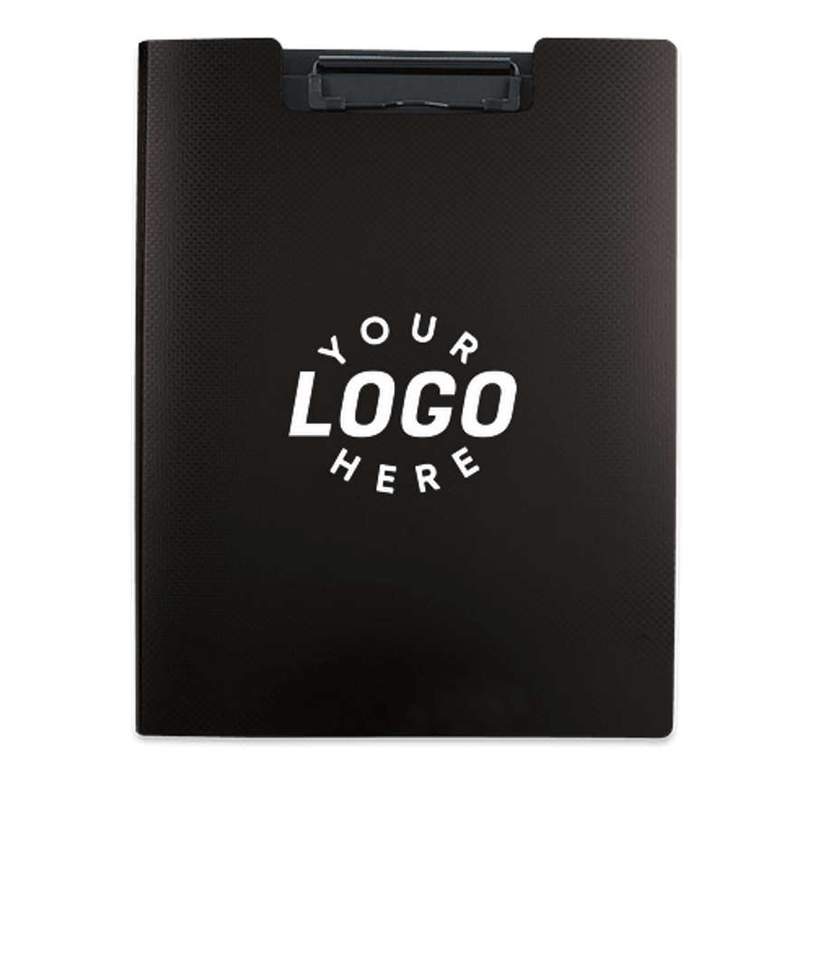 Textured Clipboard Folder in Black
