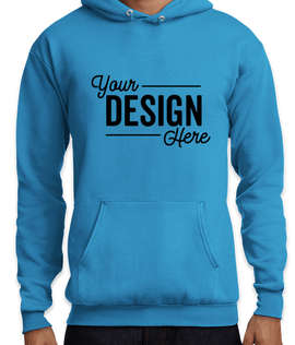Port & Company Core Pullover Hoodie - Color: Aquatic Blue