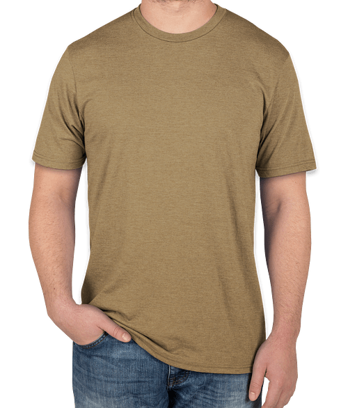 District Tri-Blend T-shirt in Coyote Brown Heather