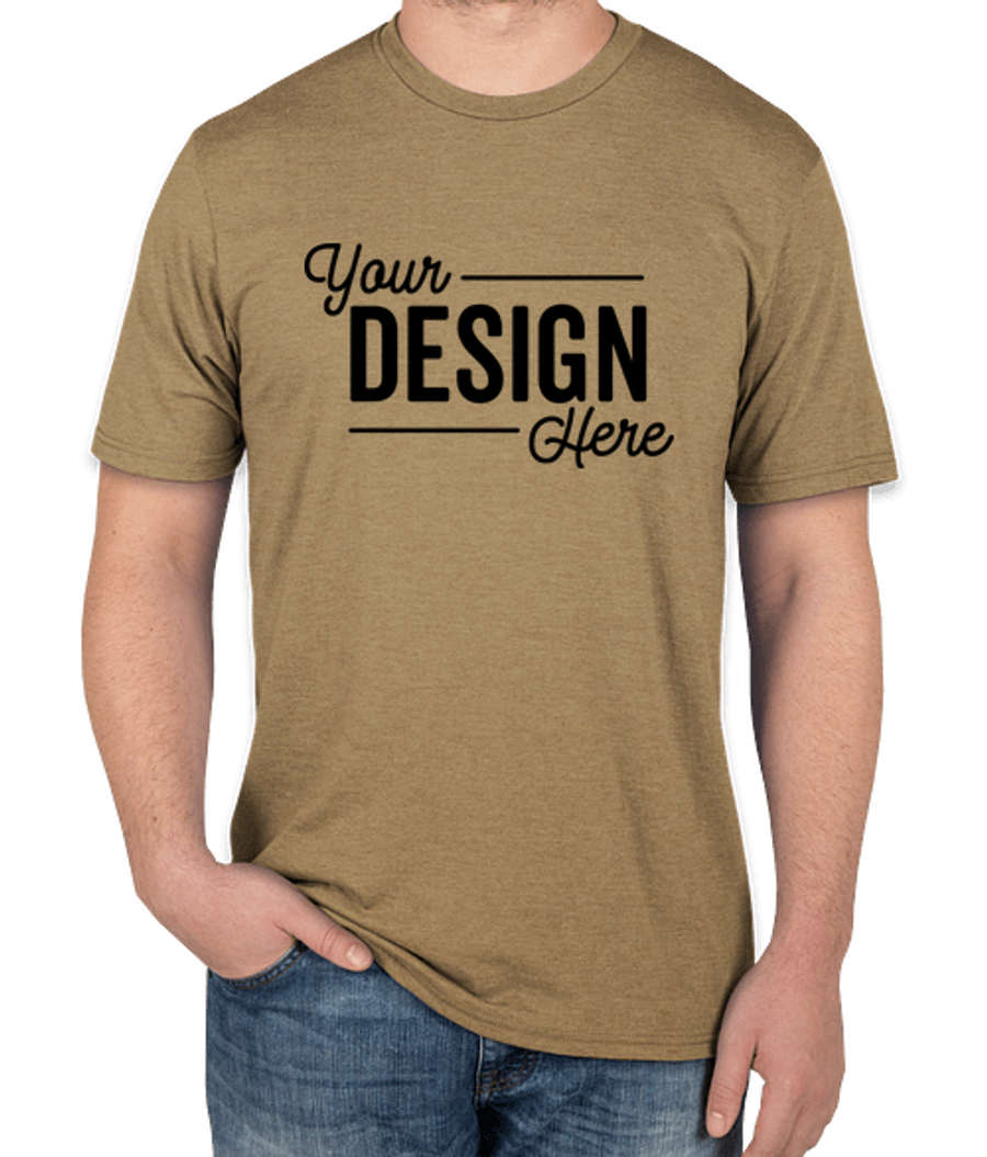 District Tri-Blend T-shirt in Coyote Brown Heather