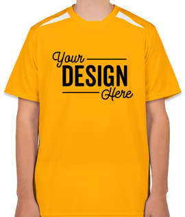 High Five Contrast Performance Jersey - Color: Athletic Gold / White