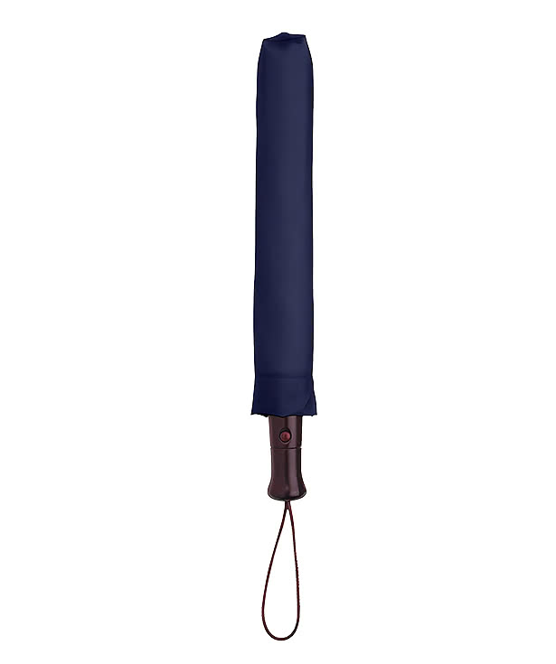 44" Arc Telescopic Folding Wood Handle Umbrella