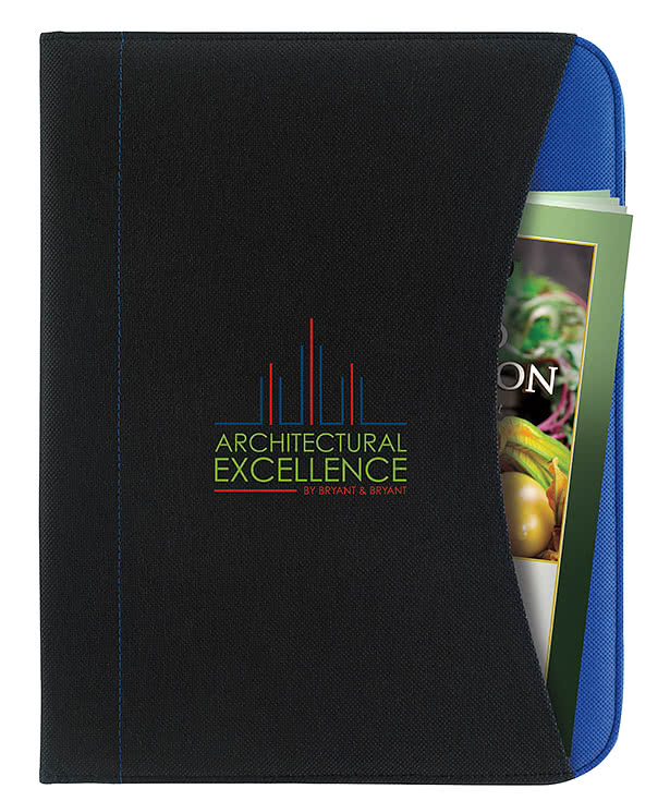 Full Color Non-Woven Curve Padfolio