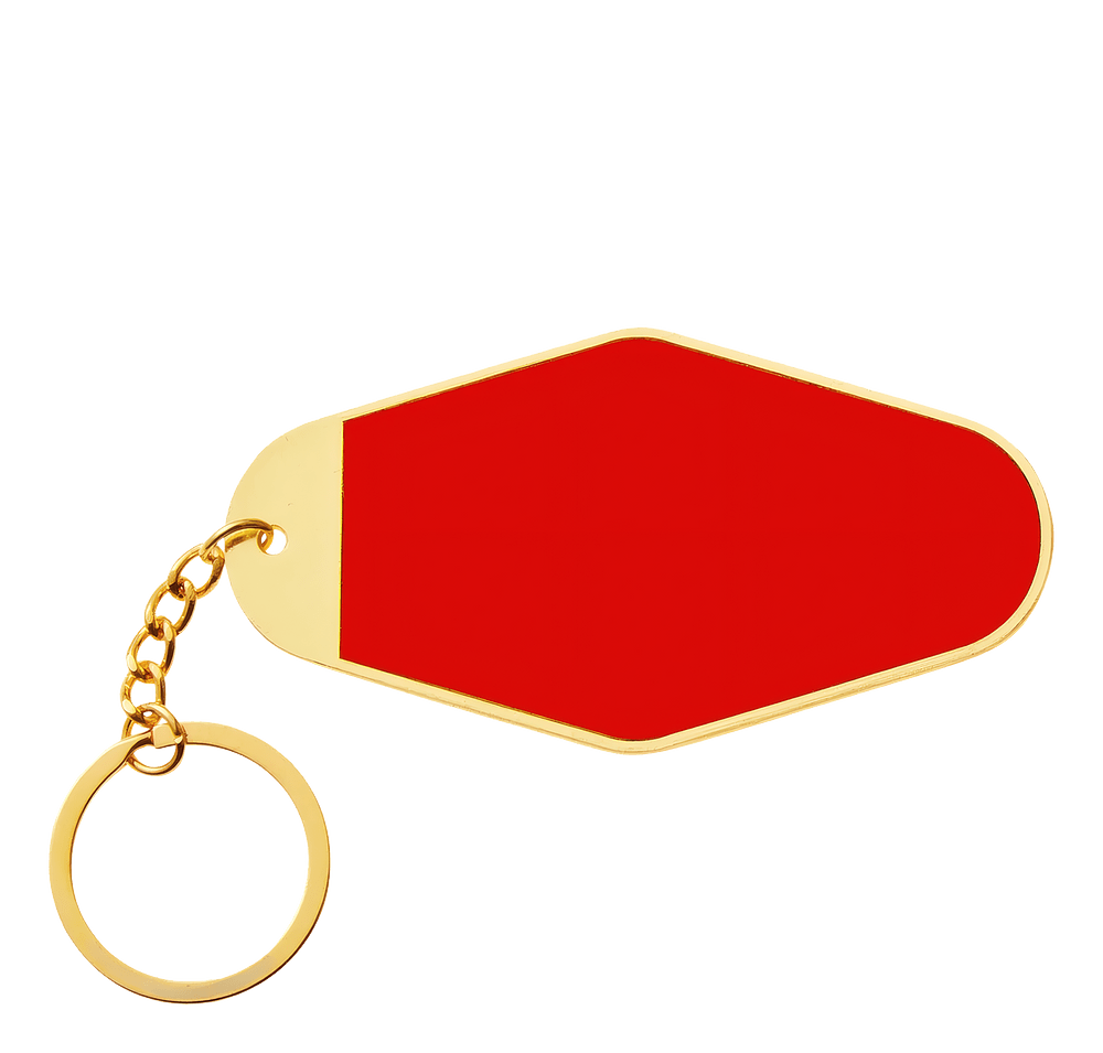 Laser Engraved Rainbow Pride LGBTQ+ Metal Keychain-default