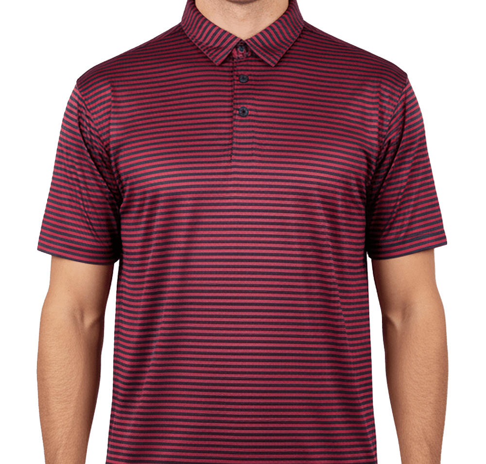 Burnside Recycled Striped Polo-default