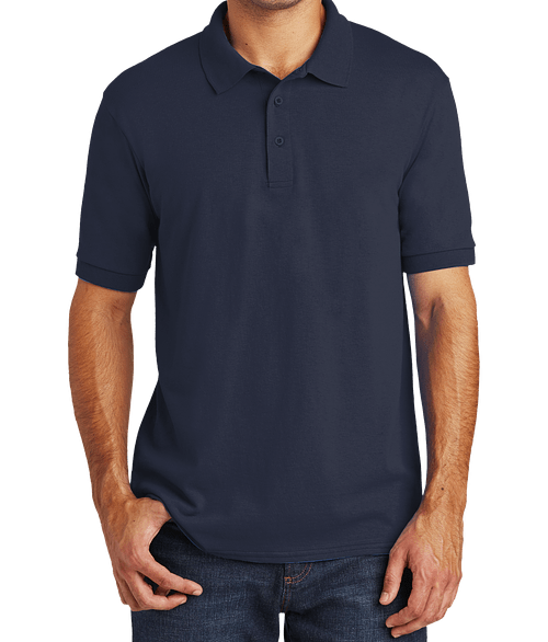Port & Company Core Blend Easy Care Jersey Knit Polo in Deep Navy