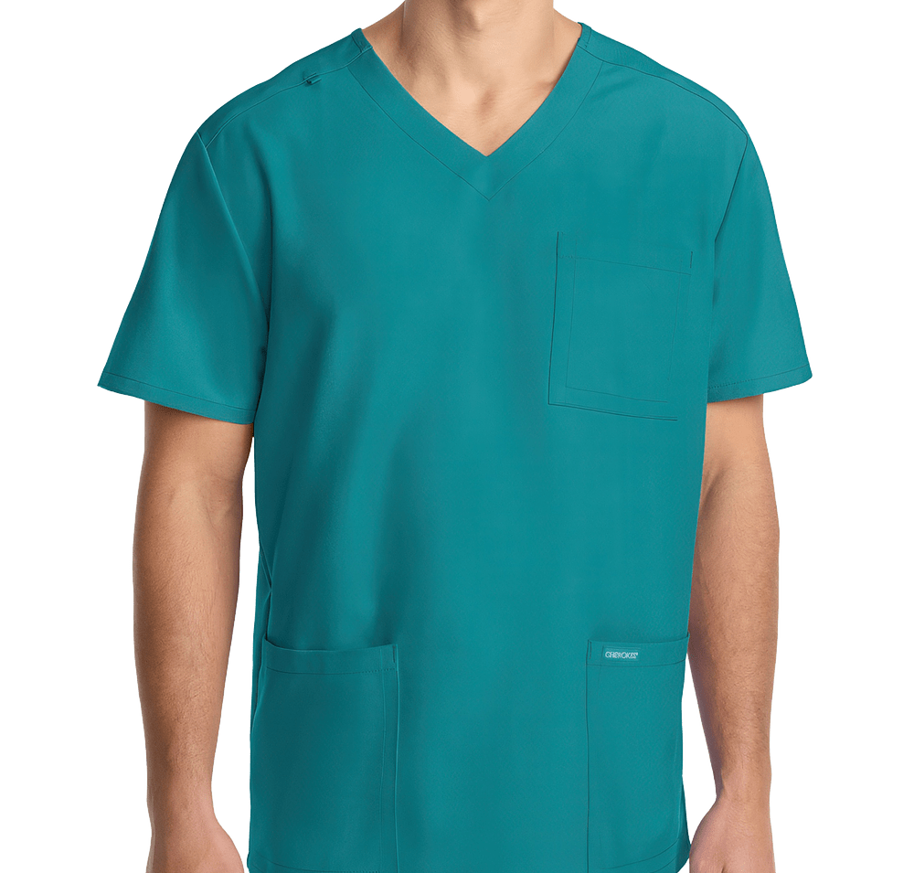Cherokee Workwear Originals Tuck-In V-Neck 3-Pocket Scrub Top-default