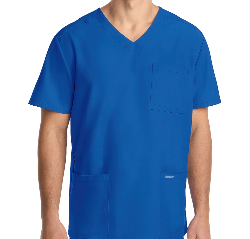 Cherokee Workwear Originals Tuck-In V-Neck 3-Pocket Scrub Top-default