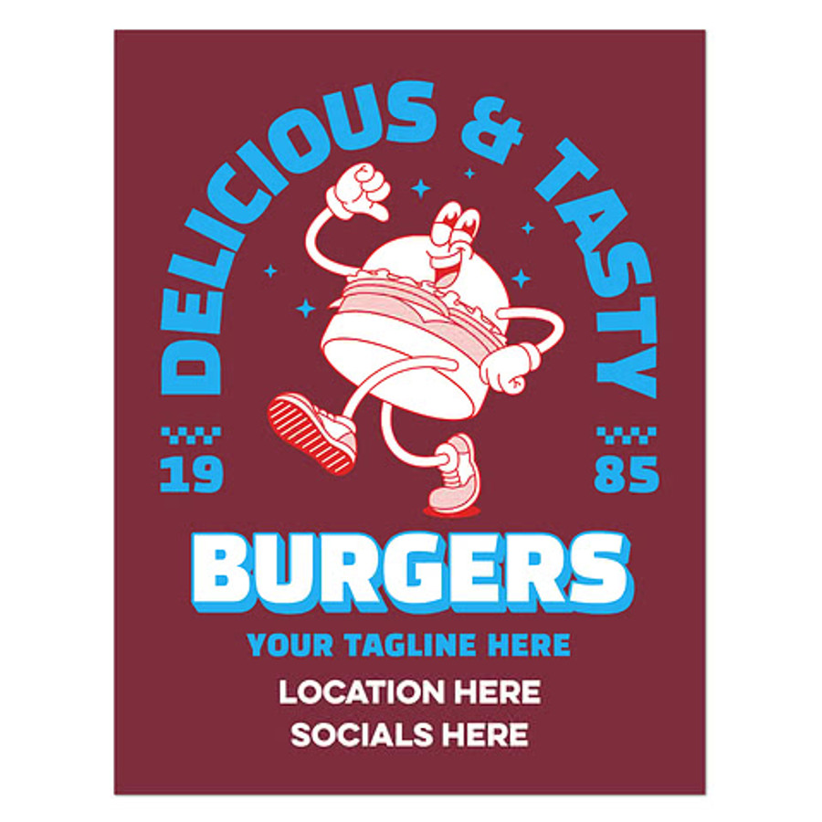 Full Color 8.5" x 11" Refrigerator Magnet in White