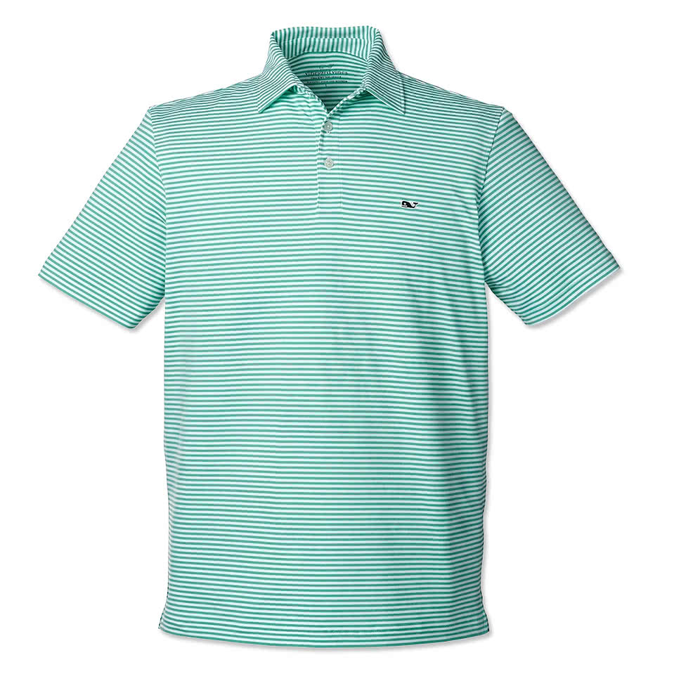 Vineyard Vines Winstead Sankaty UPF 30+ Heathered Performance Polo