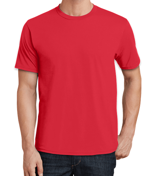 Port & Company Fan Favorite T-shirt in Athletic Red