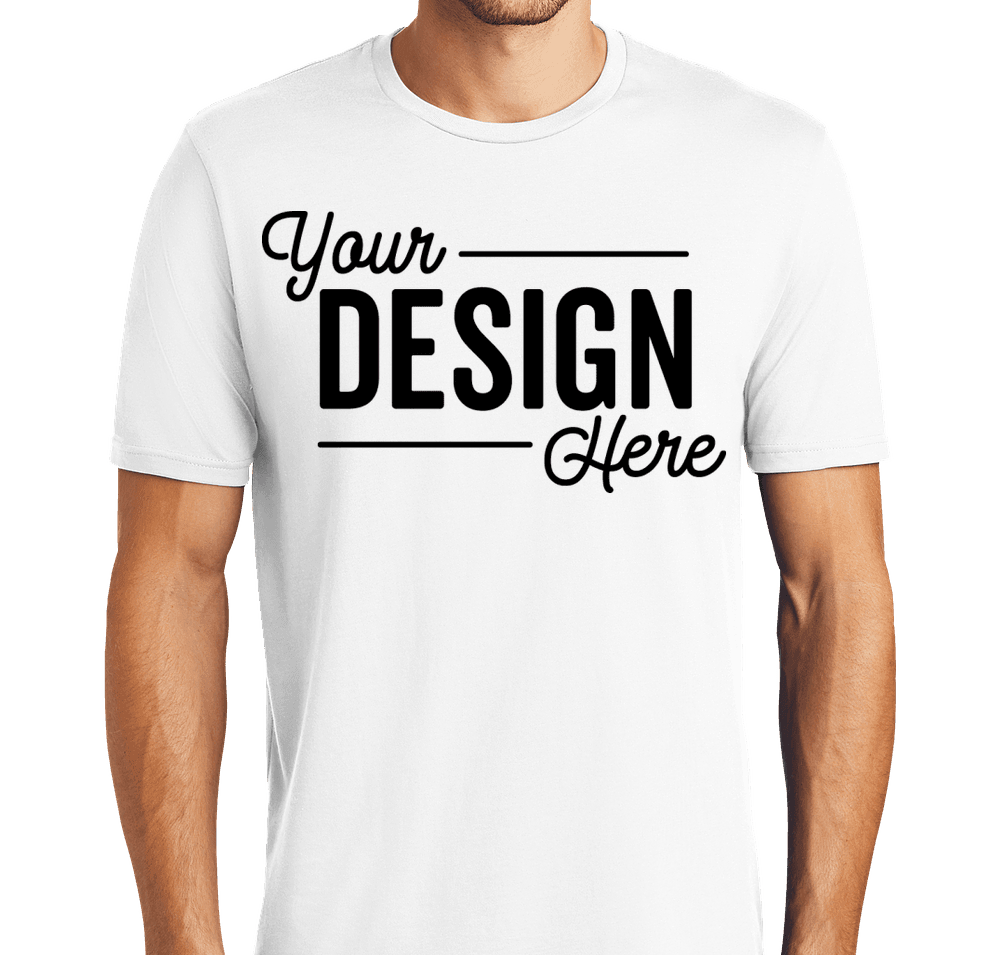 Custom District Perfect Weight T-shirt - Design Short Sleeve