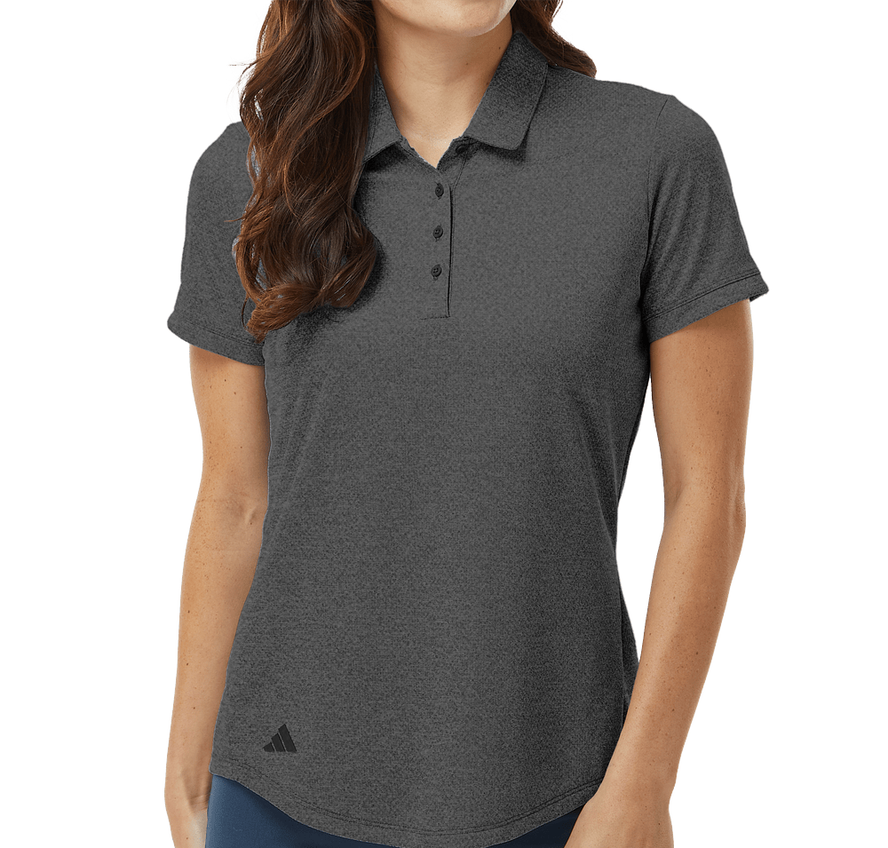 Adidas Women's Space Dyed Recycled Performance Polo - Embroidered-default