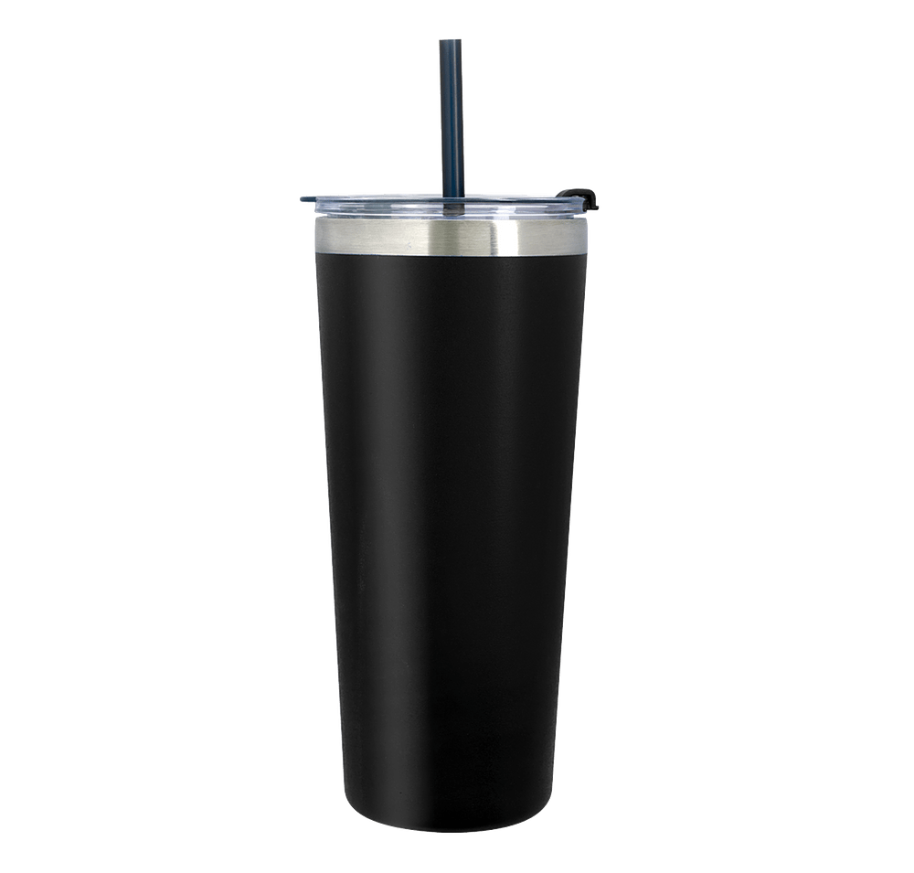 24 oz. Colma Stainless Steel Insulated Tumbler with Straw-default
