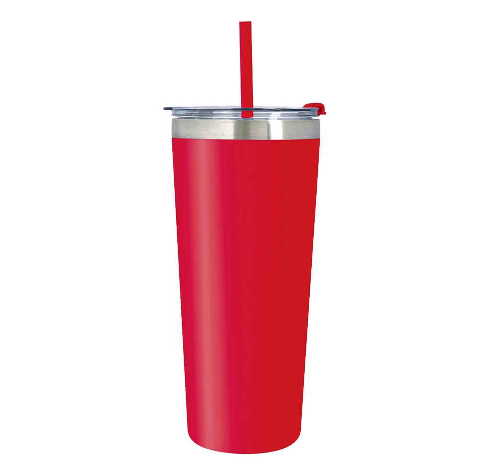 24 oz. Colma Stainless Steel Insulated Tumbler with Straw-default