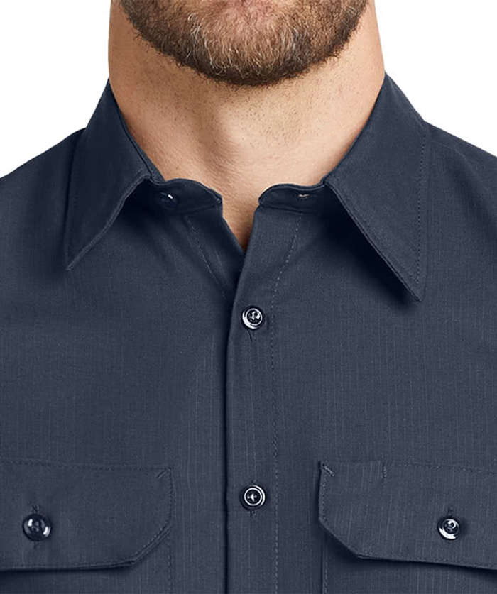 Red Kap Ripstop Performance Short Sleeve Work Shirt