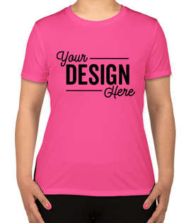 Hanes Women's Cool Dri Performance Shirt - Color: Wow Pink